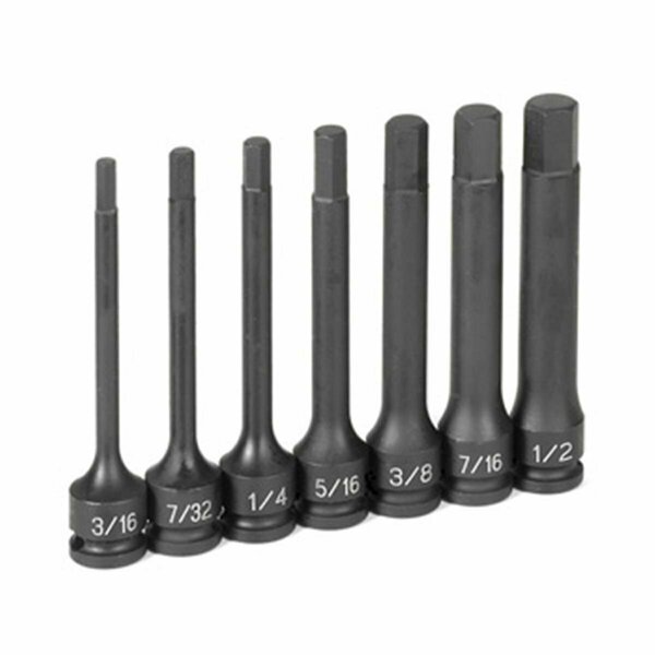 Cool Kitchen 38 in. Drive 7 Piece 4 in. Length Fractional Hex Driver Set CO3481084